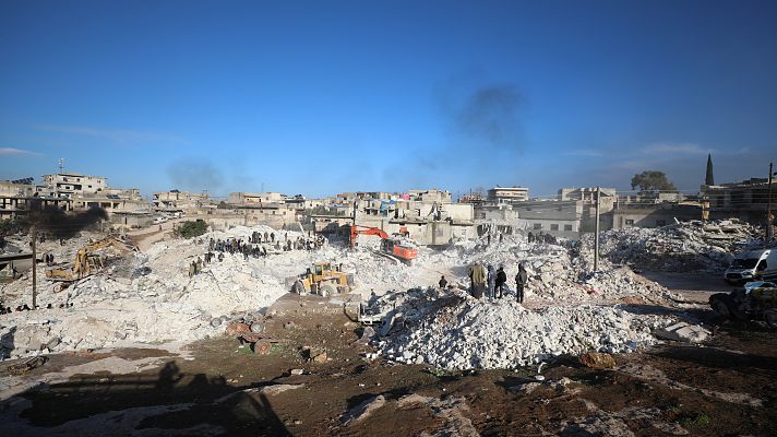 Comienzan los trabajos cerca del epicentro del terremoto de Turquía