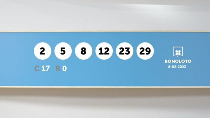 SELAE - Sorteo de la Lotería Bonoloto del 08/02/2023