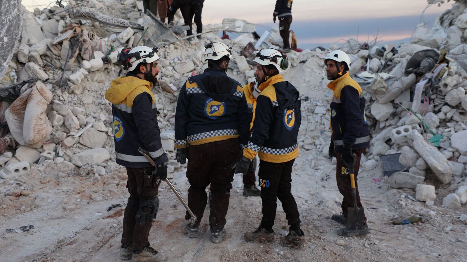 Los cascos blancos, los voluntarios que operan en la zona opositora de Siria