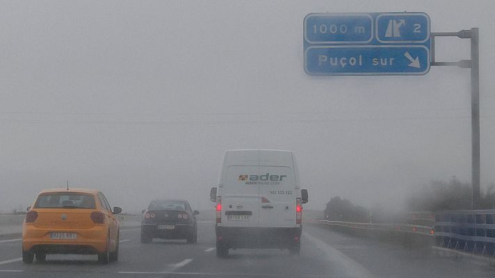 Bajada de las mínimas en la mitad norte y cielos cubiertos en el este