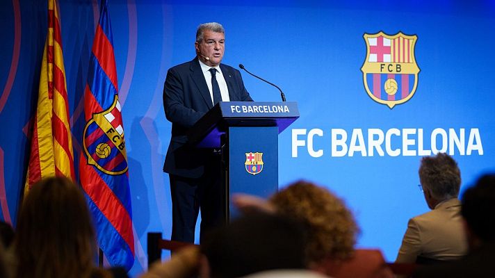 Telediario 1 - Laporta, sobre las críticas de Matías Messi: "Fue muy triste como acabó todo. Ha pedido disculpas y ya está"
