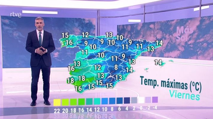 El tiempo - Viento fuerte en el Estrecho y Alborán