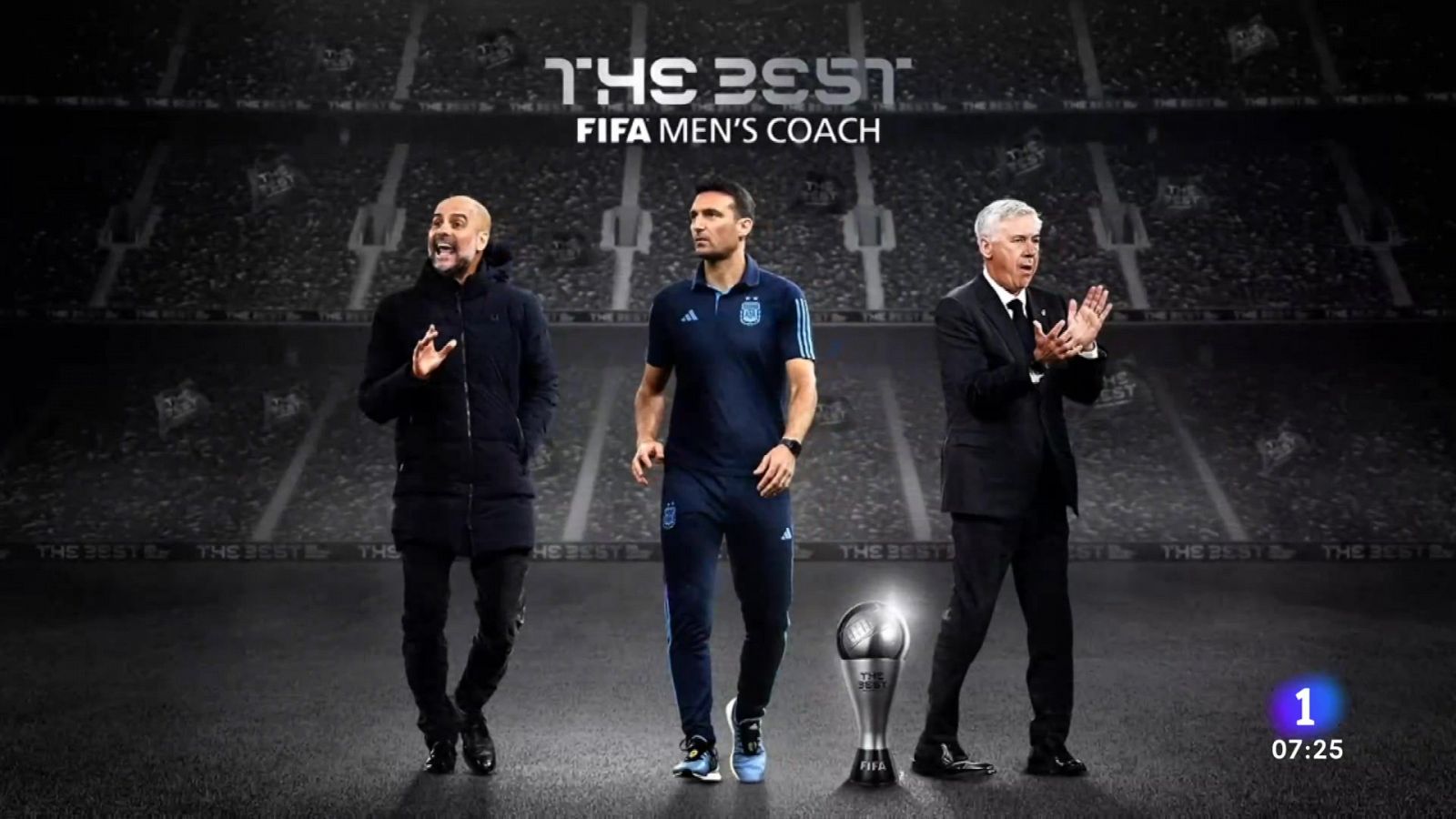 Ancelotti, Guardiola y Scaloni, entrenadores candidatos al The Best | Ver