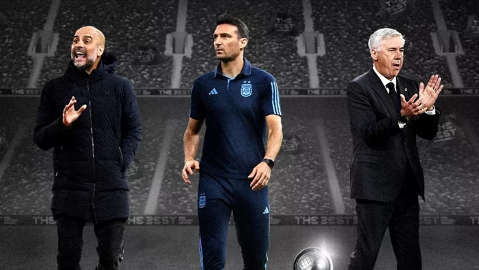 Ancelotti, Guardiola y Scaloni, candidatos al premio The Best al mejor entrenador
