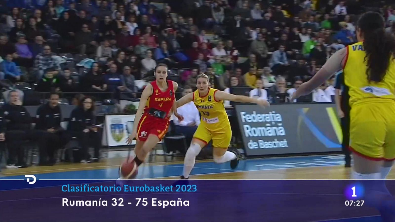 Clasificación Eurobasket femenino | España arrolla a Rumanía (32-75)