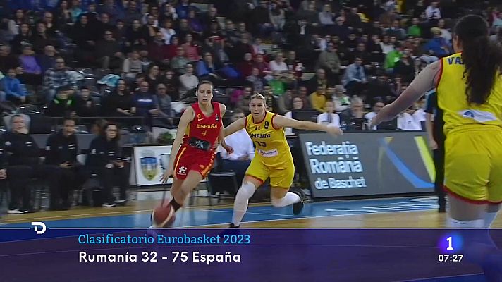 España arrolla a Rumanía (32-75)