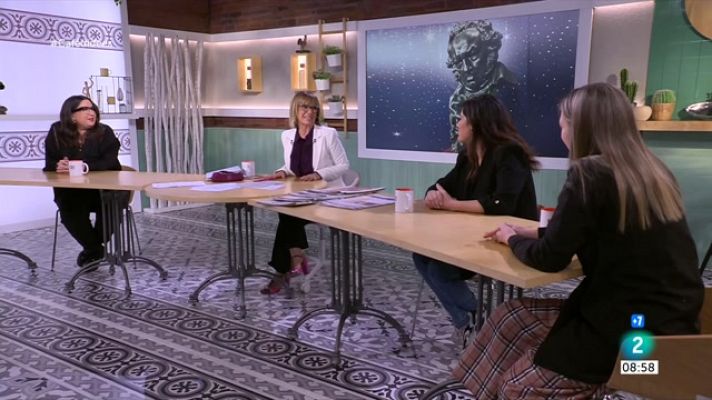 Cafè d'idees - Goya23: Elisa Sirvent, Suevia Sampelayo i Sylvia Steinbrecht