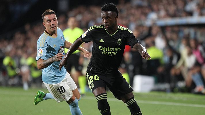 Telediario 1 - Iago Aspas, en RTVE: respeta a Simeone y defiende a Vinícius de los insultos racistas