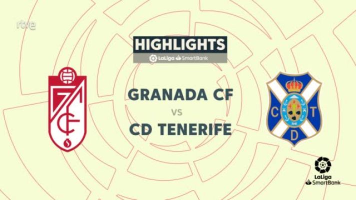 Granada - Tenerife: resumen partido. 27ª jornada. Segunda