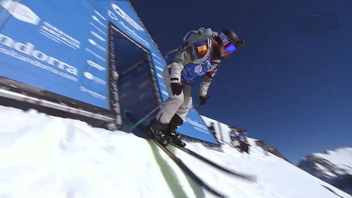 Deportes de invierno - Freeride World Tour. Resumen Prueba Ordino Arcalís (Andorra)