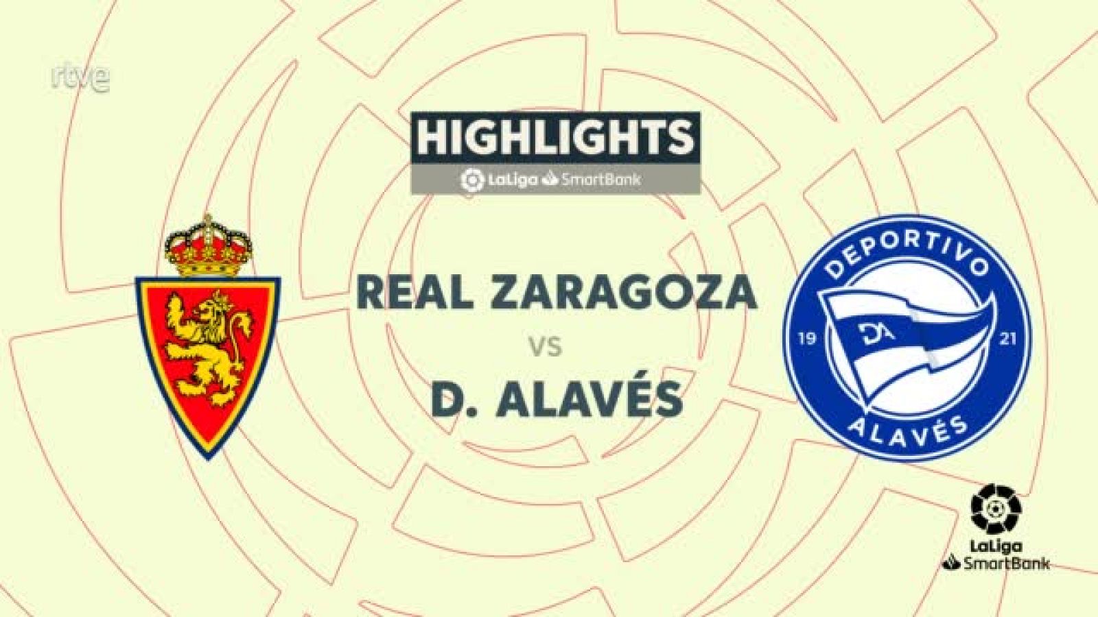 Zaragoza - Alavés: resumen del partido de la 27ª jornada de Segunda 