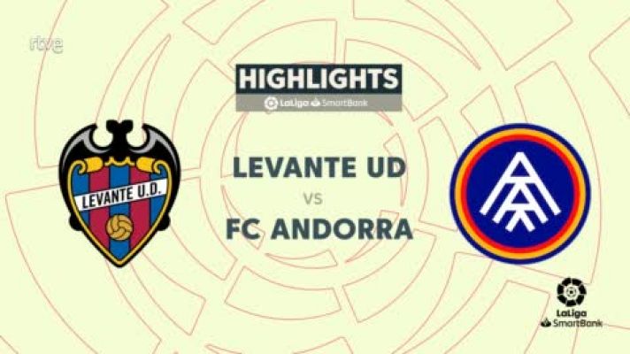 Levante-Andorra: resumen partido. 27ª jornada. Segunda