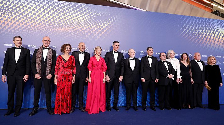 Telediario 2 - Sánchez y Feijóo elogian el gran año de cine español