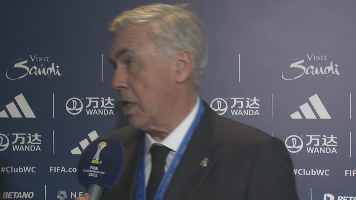 Fútbol - Ancelotti: "Vinicius mejora en cada partido"