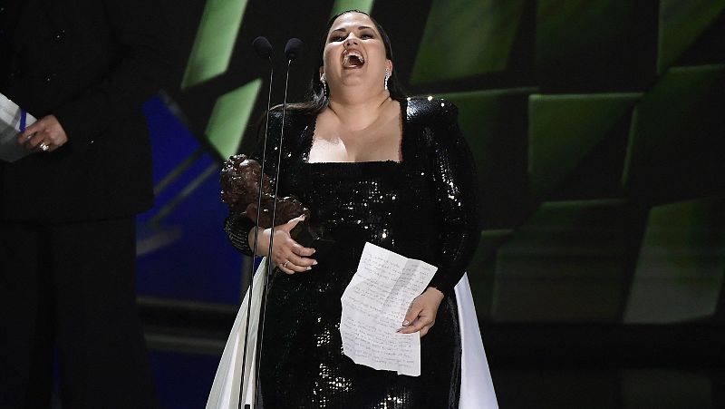 Goya: Laura Galn gana el premio a mejor actriz revelacin por su papel en 'Cerdita'