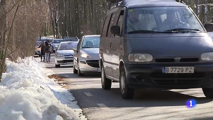 L'Informatiu - Gran afluència de visitants al Montseny