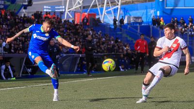 Getafe-Rayo Vallecano: resumen del partido de la 21� jornada de la Liga