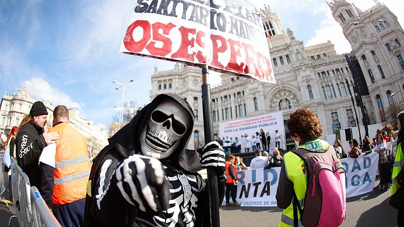 Protestas por la sanidad pública: los médicos siguen negociando en Madrid y Aragón