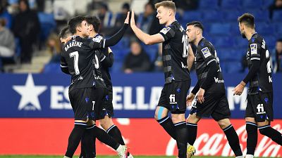 Espanyol - Real Sociedad: resumen del partido de la 21 jornada de Liga