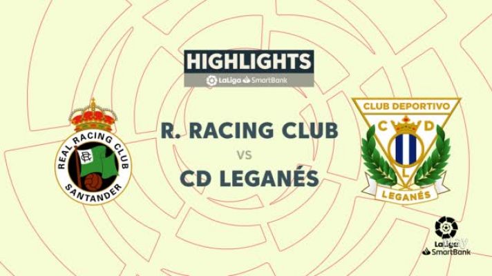 Racing - Leganés: resumen partido.27ª jornada. Segunda