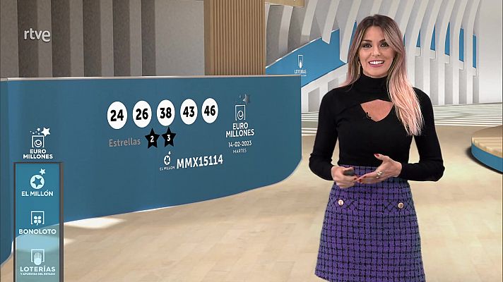 Sorteo de la Bonoloto y Euromillones del  14/02/2023