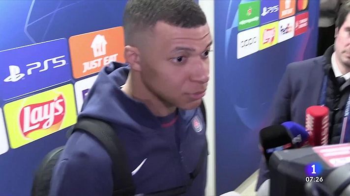 Telediario Matinal - Mbappé: "Estoy frustrado por no poder jugar"
