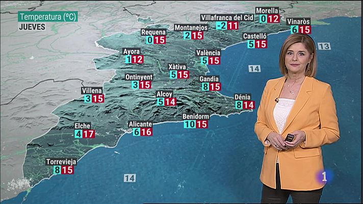 El tiempo en la Comunitat Valenciana - 15/02/23