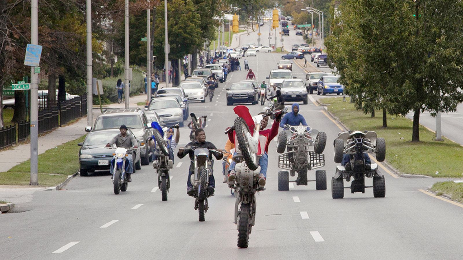 Motos de cross en Baltimore, EUA