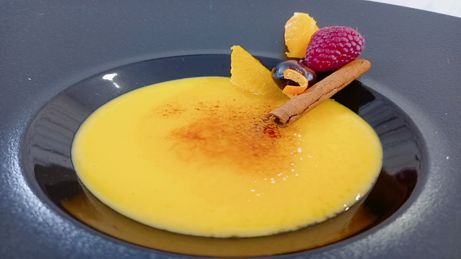 Receta de crema de naranja tostada de Sergio Fernández