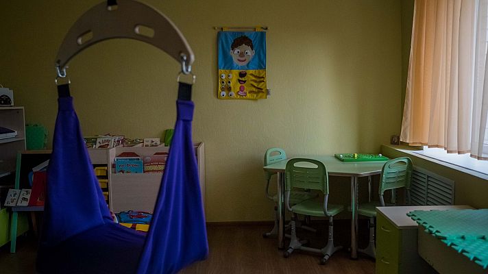 Los orfanatos protegen a los niños ucranianos que han sido desplazados de las zonas de conflicto