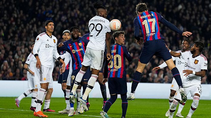 Telediario 2 - Marcos Alonso marca una semana después de perder a su padre