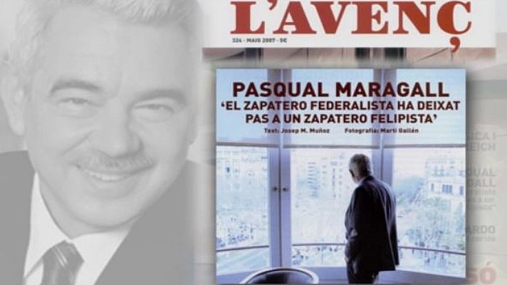 L'Informatiu - Maragall carrega contra Rodríguez Zapatero per l'Estatut