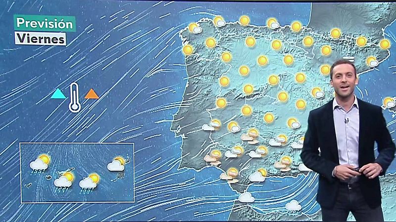 El tiempo: Cielos despejados y temperaturas altas, con calima en el sur - Ver ahora