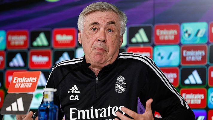 Telediario 1 - Ancelotti: "Que la gente dude de la competición no es algo bueno"