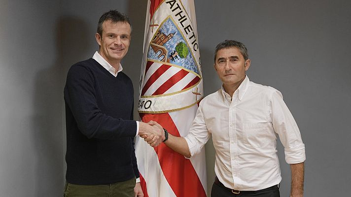 Telediario 1 - Valverde renueva con el Athletic Club hasta junio de 2024