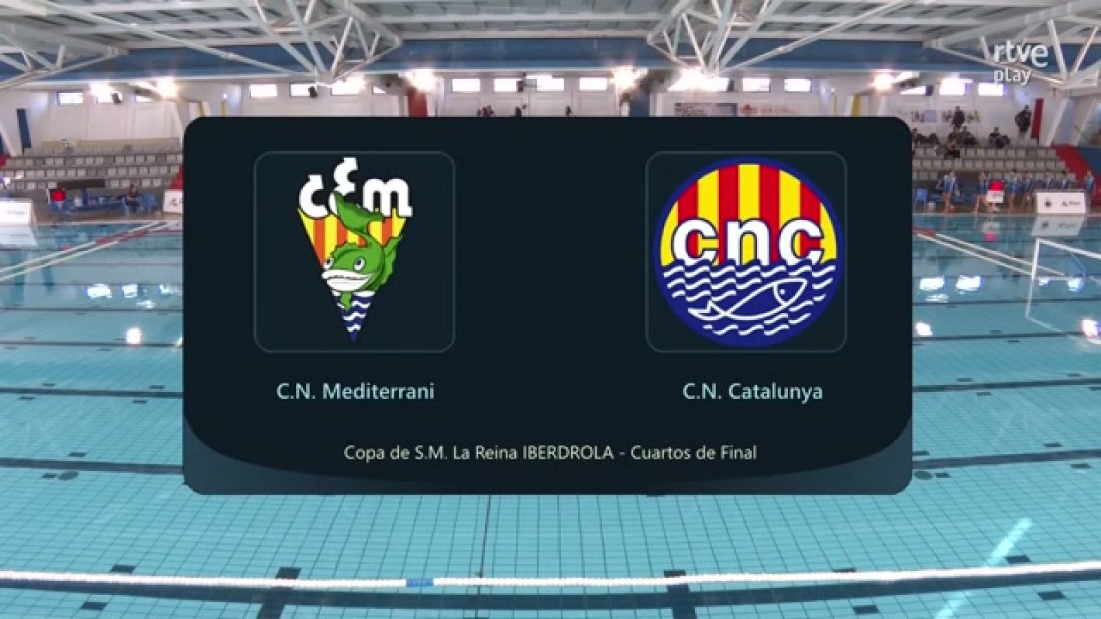 Waterpolo - cuartos de final de la Copa de la Reina: CN Mediterrani - CN Catalunya - ver ahora