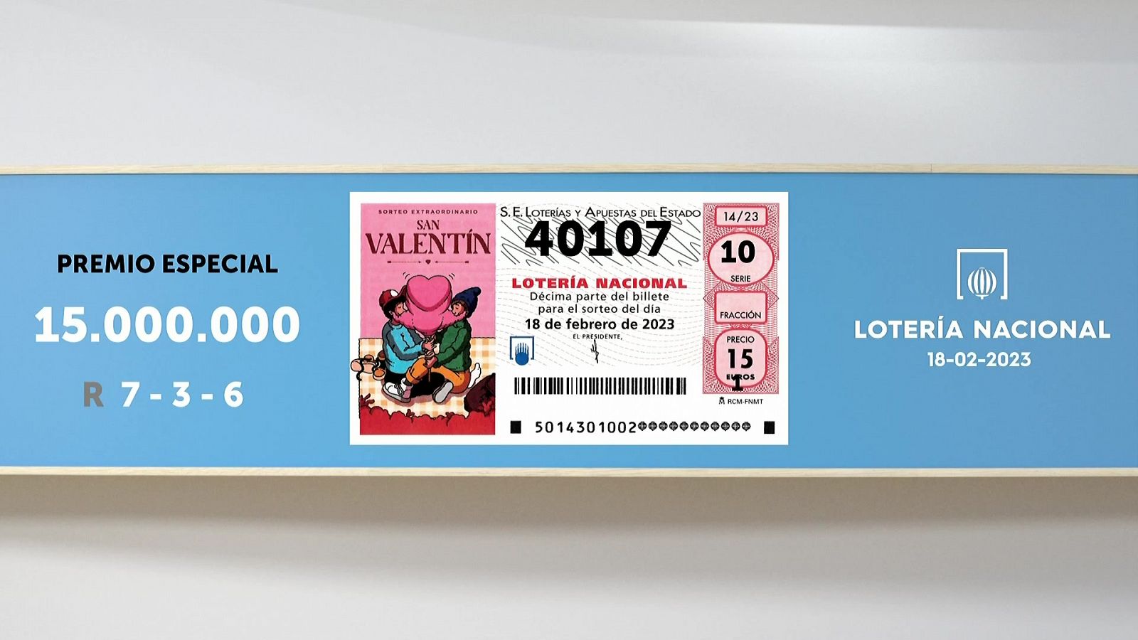 Sorteo de la Lotería Nacional del 18/02/2023 - Ver ahora