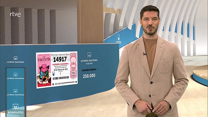 Loterías - Sorteo de la Lotería Nacional del 18/02/2023
