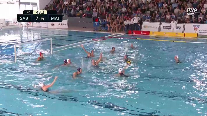  - CN Sabadell gana la Copa de la Reina a Mataró en una final decidido en los últimos minutos