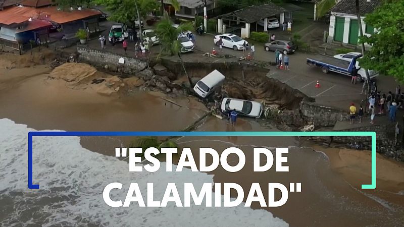 Las fuertes lluvias dejan decenas de muertos y desaparecidos en Sao Paulo, Brasil
