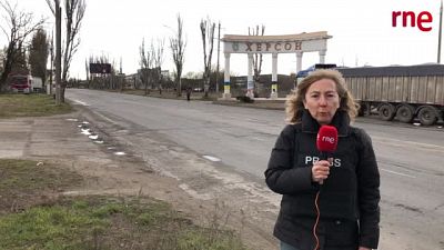 El sonido diario de los ataques rusos a orillas del Dniéper