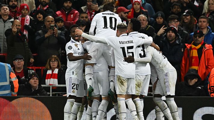 El Real Madrid remonta al Liverpool y deja el pase a cuartos casi sentenciado