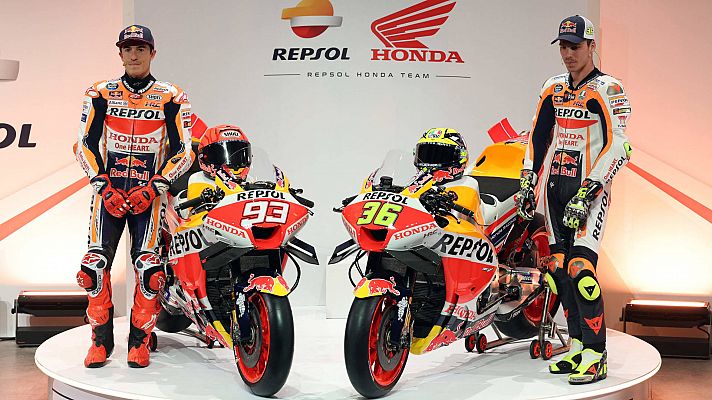 Honda presenta sus motos de 2023 con Marc Márquez y Joan Mir