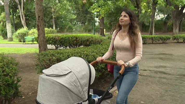 Telediario 2 - Llegadas masivas de mujeres rusas a Argentina para dar a luz