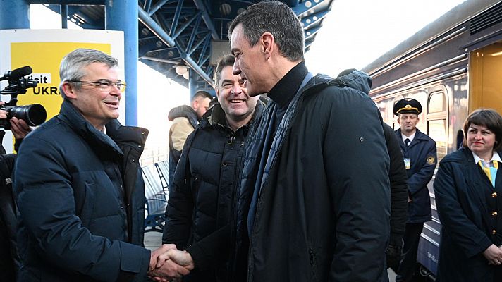 La hora de La 1 - Pedro Sánchez visita Ucrania