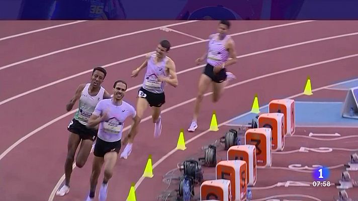 Telediario Matinal - Katir no puede con Nguse en el mitin de Madrid; victorias de Ordóñez y Husillos