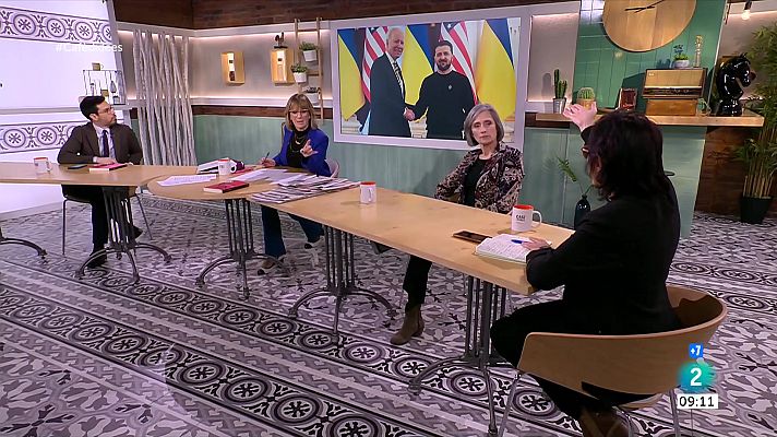 Cafè d'idees - Testimonis de la guerra, salut mental en joves i Carles Sans