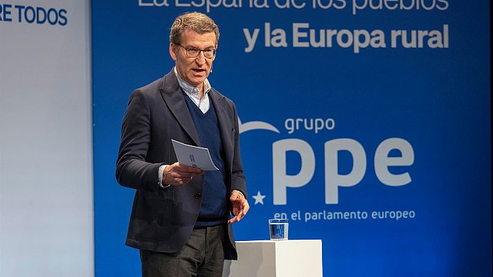 Informativo 24h - Feijóo enmarca en la "normalidad" su cita con Casado: "Su actividad profesional ahora es incompatible con la política"