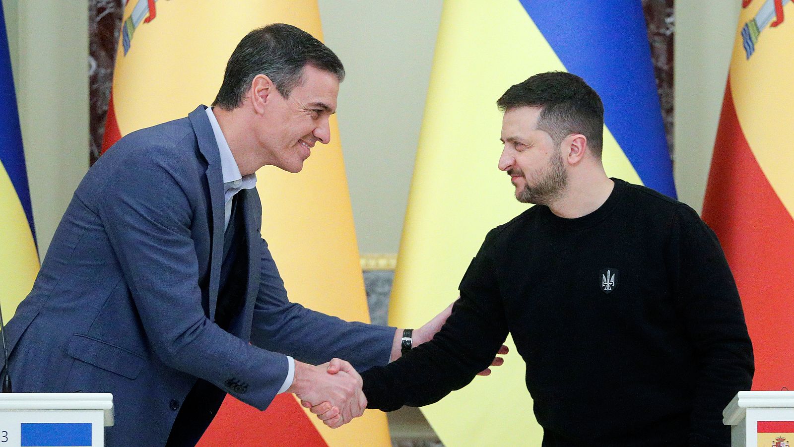 Sánchez visita Ucrania a un día del aniversario del comienzo de la guerra