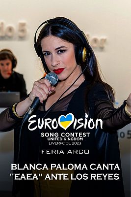 Hablando claro - Blanca Paloma interpreta su "Eaea" ante los reyes en la inauguración de ARCO